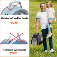 Bearded Dragon Travel Carrier, Lizards Carrier - Blue / Mesh Carrier - image 3