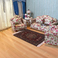 iLAND Miniature Dollhouse Accessories of Carpet for Dollhouse - 2pcs Love - image 3