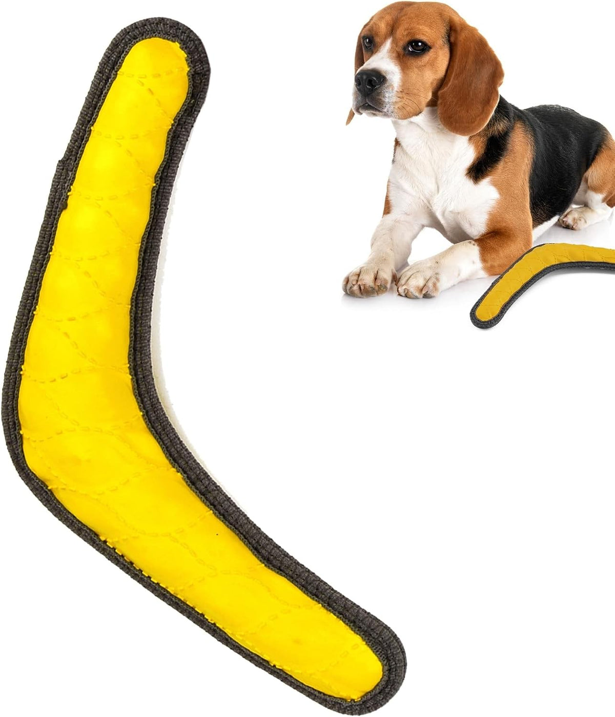 Tuff Pupper SuperChewy Tough Floating Dog Water Toy Strong - Boomerang