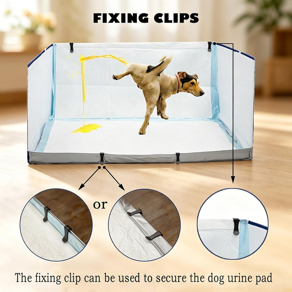 Dog Litter Box with High Walls - Blue star / M-36''Lx23.6''Wx16''H - image 3