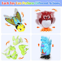 CIUGEO 32 assorted wind-up toys for kids including frog, penguin, panda and Santa figures - view 4