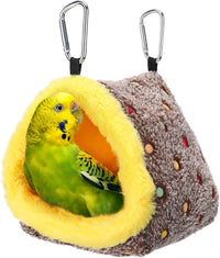 Large Winter Warm Bird Nest House with Support Board for Cage – Essentials for Birds - Small