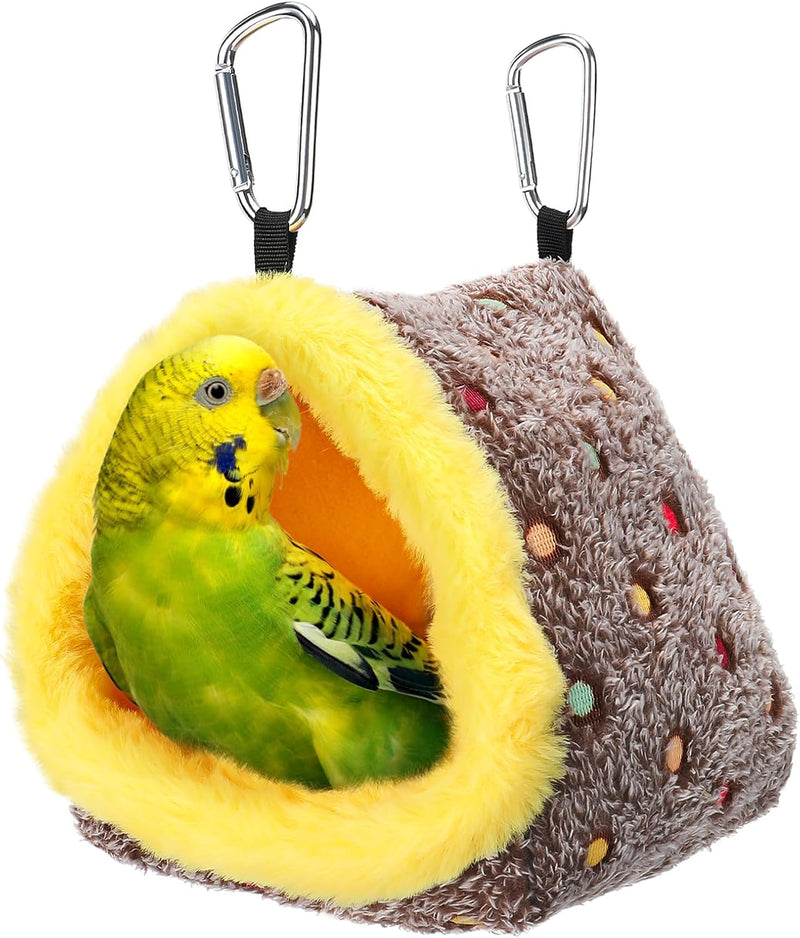 Large Winter Warm Bird Nest House with Support Board for Cage – Essentials for Birds - Small