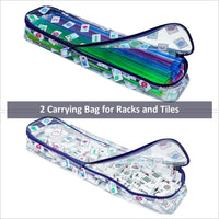 Jongyance American Mahjong Set with Blue Carrying Bag - Clear - image 3