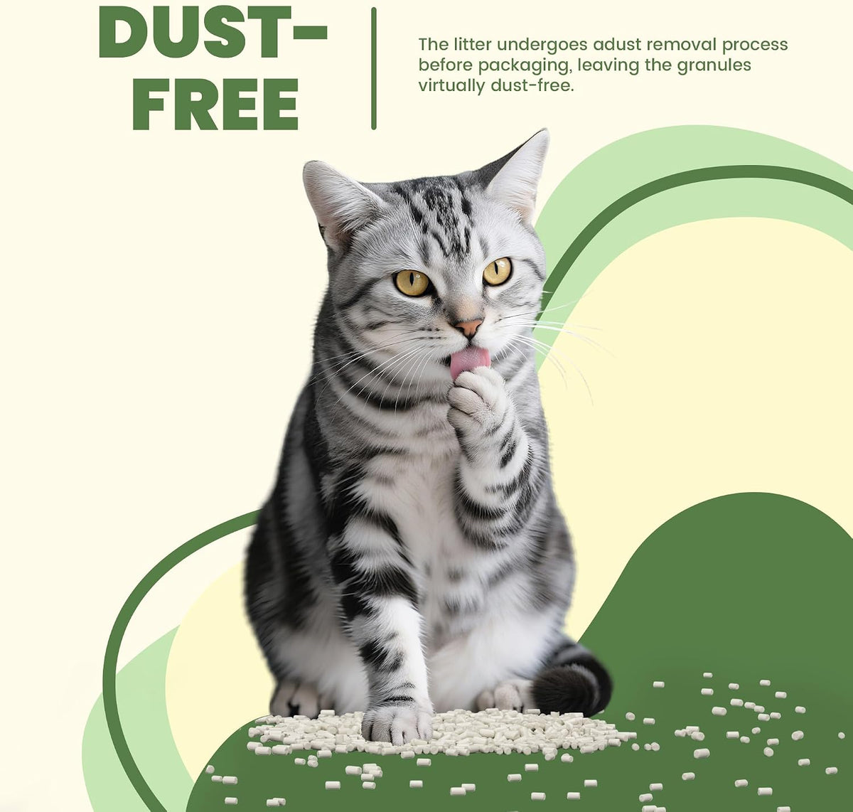 Enhanced Cat Litter Pellets 7 lbs - Enhanced Cat Litter Pellets / 7lbs - image 3