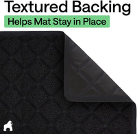 GORILLA GRIP Cat Litter Mat, Coiled Mesh Trapping Mats - Large (35" x 23") x 2 / Black - image 4