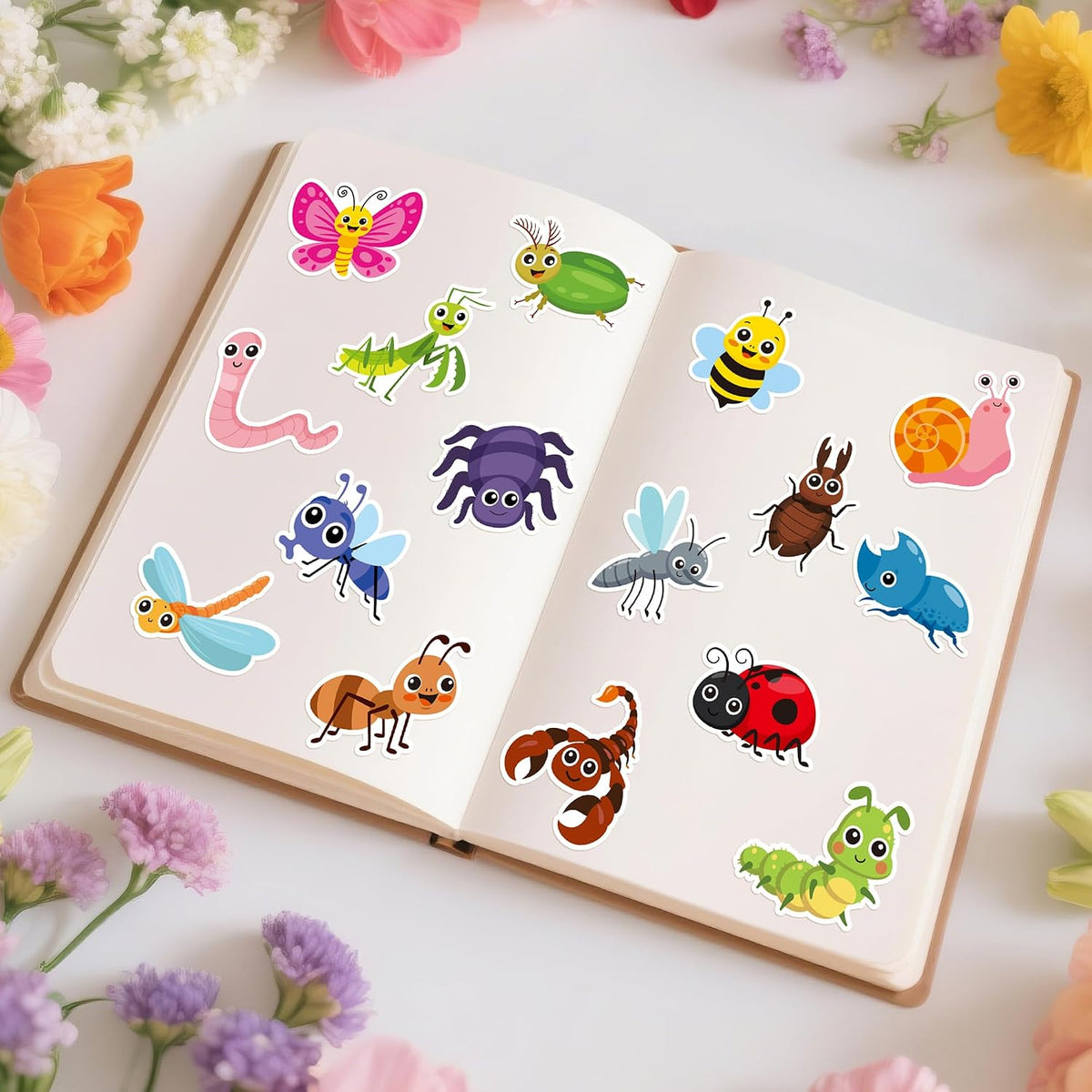 BeYumi Halloween Neon Christian Sticker - Cute Insects - image 4