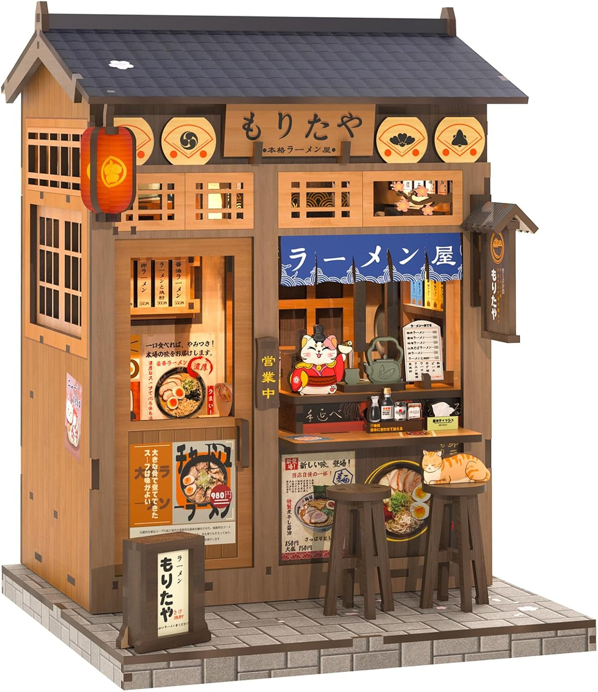 Cutefun Book Nook Kit, Bach Strings Musical Instrument Store - Morita Ramen