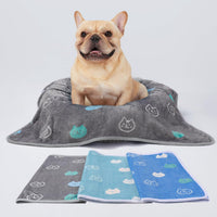Luciphia 1 Pack 3 Blankets Super Soft Fluffy Premium Cute Cat Pattern - Blue/Cyan/Grey / 30x20 inch (Pack of 3) - image 4