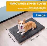 Mora Pets Self Warming Cat Bed Self Heating Cat Dog Mat Pet Pad - 35"L x 23.6"W x 1.0"Th / Dark Grey - image 2