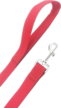SALO Nylon Training Dog Leash for Small Medium Large Dogs - Red / 1 inch x 30 feet - image 4