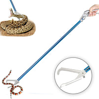 60in Snake Catcher Tongs Reptile Grabber Zigzag Wide Jaw Handling - 39inch Snake Tong