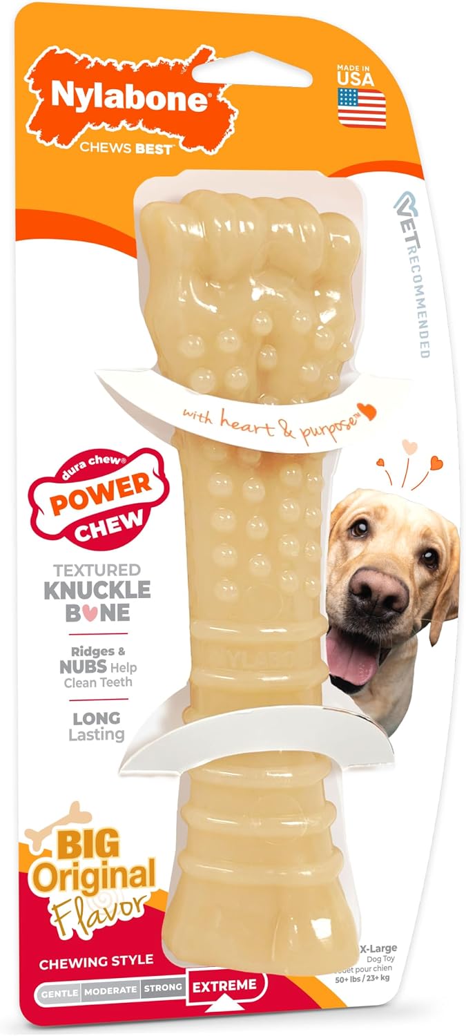 Nylabone Power Chew Original Bone Dog Chew Toys - Original / X-Large