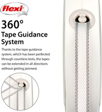 FLEXI Giant Tape Retractable Dog Leash - White/Grey / 16 ft (Medium) - image 3