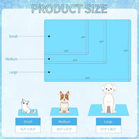 NACOCO Summer Pet Cooling Mat - M: 19.5" x 27.5'' / Blue Duck - image 3