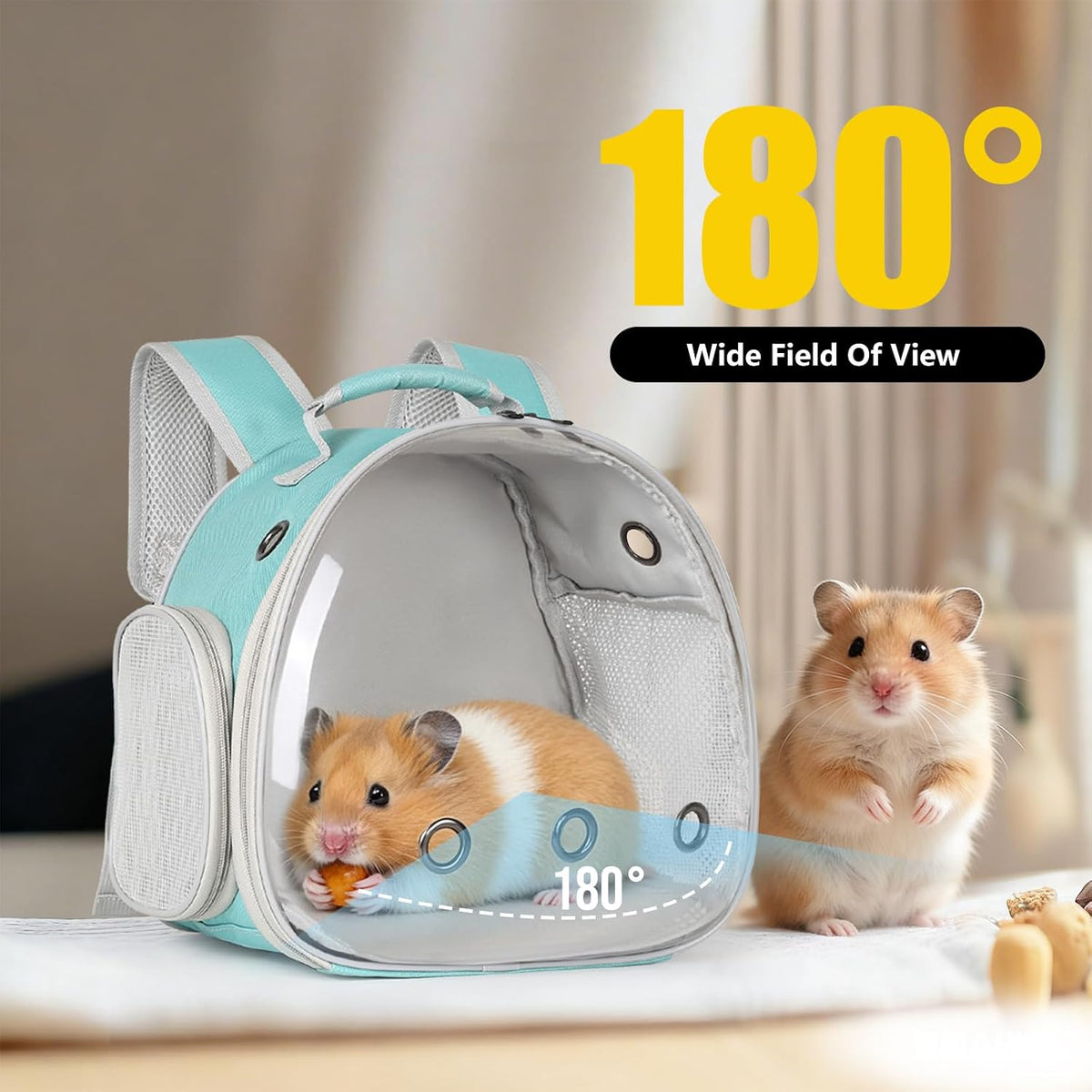 Guinea Pig Carrier Backpack - Green / Backpack - image 3