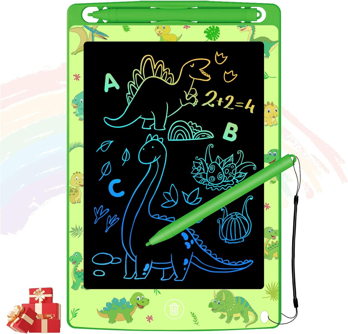 Party Favor 12 Pack LCD Writing Tablet for Kids - Dinosaur (Single)