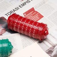 FLYALIGOGO metal Da Vinci Code cryptex puzzle box with letter dials - view 10