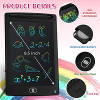 Zhehao 20 Pack 8.5 Inch LCD Writing Tablet Drawing Board - Black / Cute - image 2