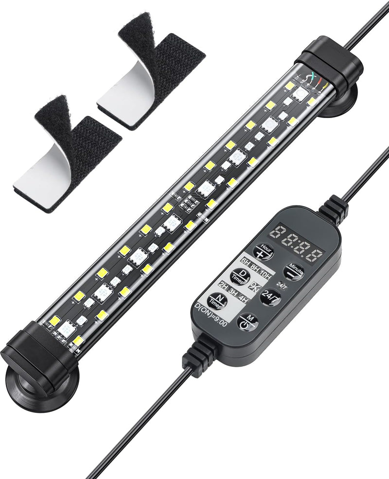 Pawfly 5 W Aquarium LED Light 8 Inch 24/7 Fish Tank Light with Full - Basic / 8 Inch for 8 to 15 Inch Tank