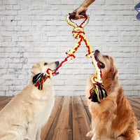 Extra Large Dog Rope Toys for Aggressive Chewers, Tug of War - 6knothandle - image 4