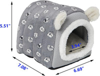 Hedgehog Bed Cave Nest Hideout - Grey - image 2