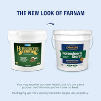 Farnam Horseshoer's Secret Pelleted Hoof Supplement for horses promotes healthy hoof growth, 22 lb., 60 day supply