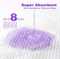 MIZOK Dog Pee Pads Wee Wee Pads Lavender Odor Control XXL 30x36in – Essentials for Dogs - Large 28"x34“ 40 Count - image 2