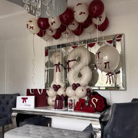 Pink Balloon Arch Kit, 145Pcs Baby Shower Birthday Decor – Fun for Kids & Family - Burgundy White - image 3