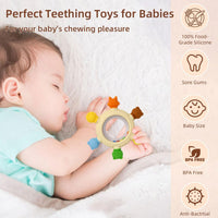 Baby Teething Toys Silicone Teethers BPA Free Silicone Rudder - Animals - image 4