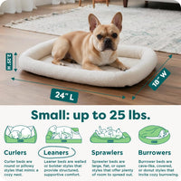 FurHaven Dog Bed for Extra Small Dogs & Cats - Small / Cream - image 3