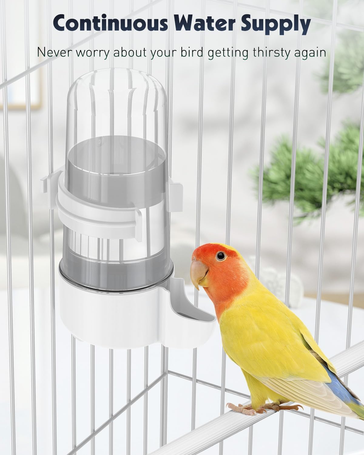 Pawfly 4 Pcs Bird Water Dispenser - 2PCS - image 2