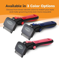 Deshedding Dog Brush for Long Hair (Small,Pink) – Gentle Deshedding tool for Dogs & Cats – Reduces shedding, without damaging topcoat. Removes Loose Fur & Dead Undercoat.