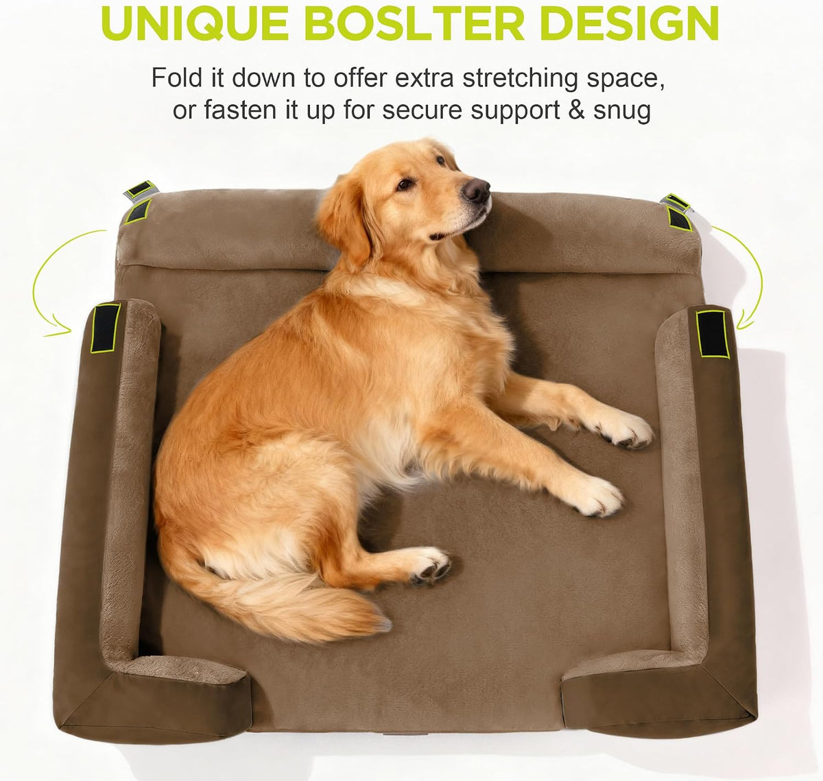 Waterproof Orthopedic Dog Bed for Extra Large Sized Dogs – Essentials for Dogs - 36 x 27 x 7.5 in / Dark Brown - image 3