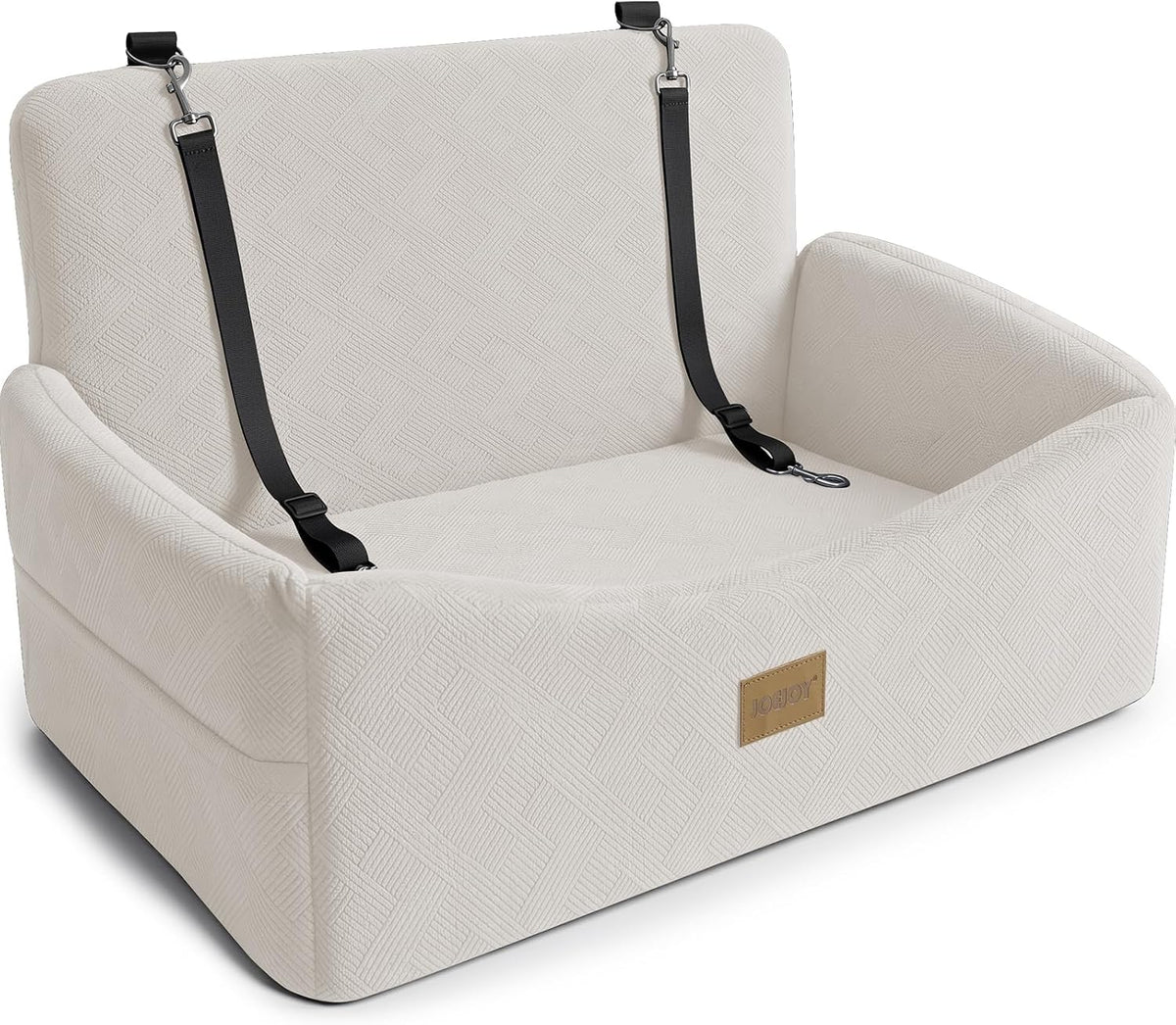 JOEJOY Dog Car Seats for Small Medium Dogs Under 35lbs - Beige / Large