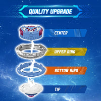 Infinity Nado sword launcher spinning top, Gale Wings metal battle top with sword-shaped launcher - view 25