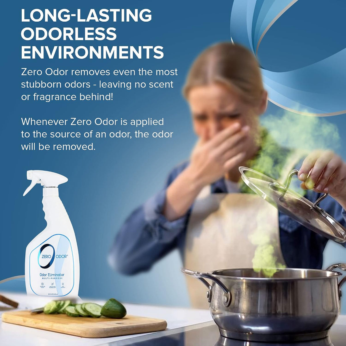 Zero Odor Multi-Purpose Odor Eliminator - 22 Fl Oz (Pack of 1) - image 3