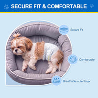 Wowflash 100 Count Dog Belly Bands for Male Dogs - X-Small - image 2