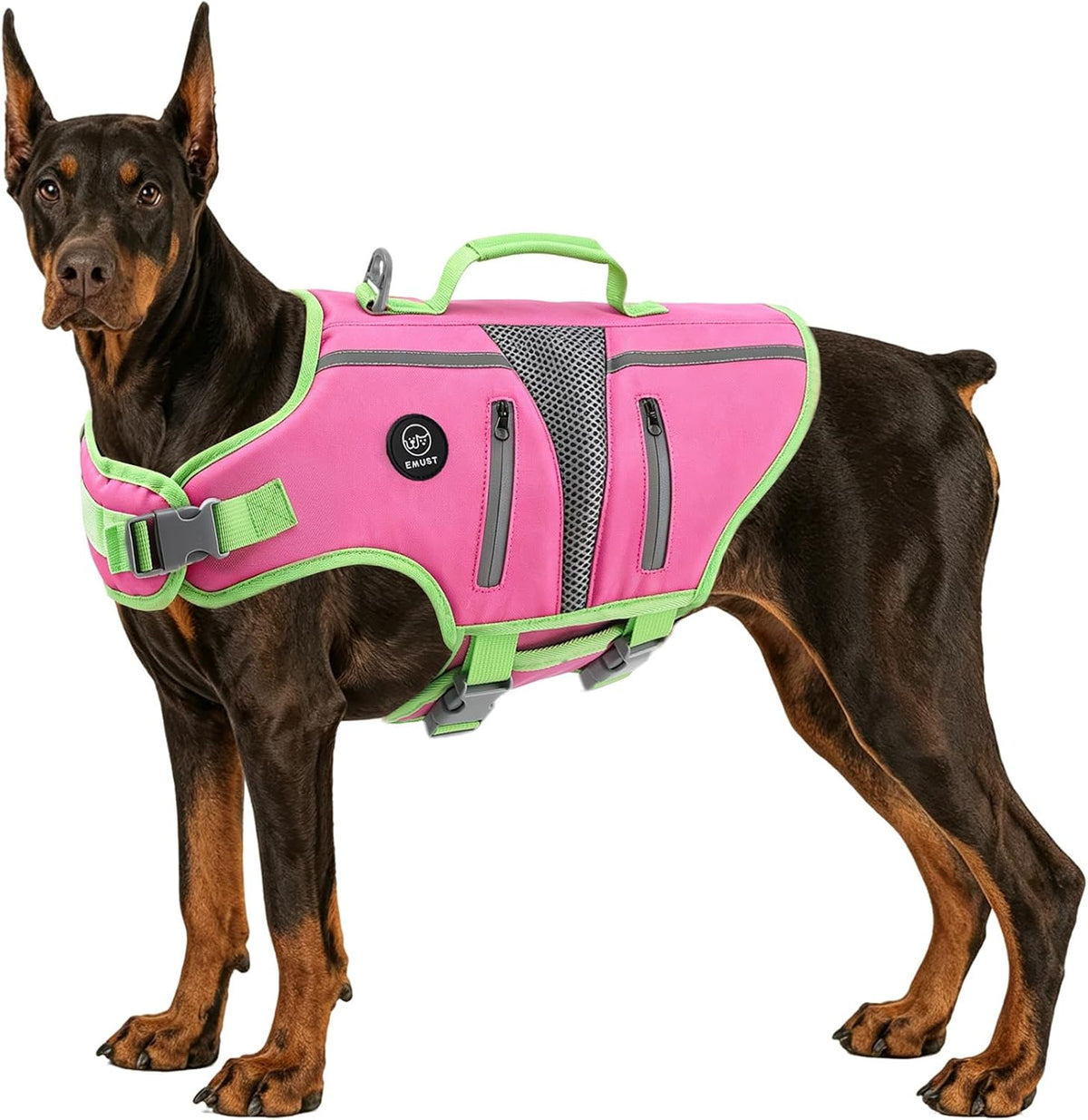 EMUST Dog Life Vest for Swimming - Extra Large / New Pink