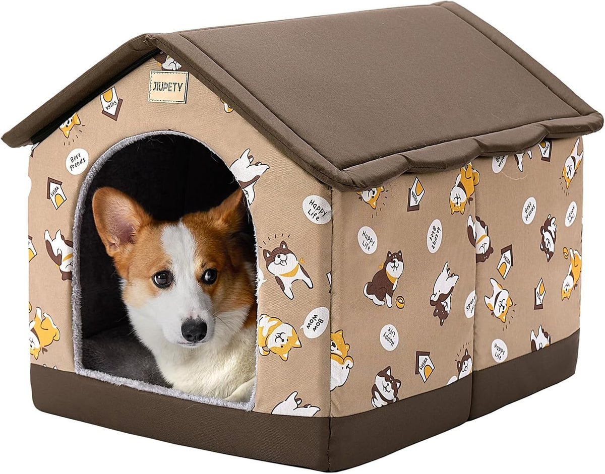 Dog House Indoor, L Size Indoor Dog House for Medium Dog – Essentials for Dogs - Brown / XL - image 2