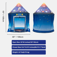WillingHeart Play Tent for Kids - Rocket Ship - image 4