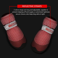 QUMY Dog Shoes for Small Dogs Hot Pavement Puppy Dog Boots & Paw - Pink / size 1: 1.29"x0.98"(L*W) - image 2