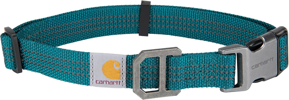 Carhartt Nylon Dog Collar Hunter Orange L – Essentials for Dogs - Shaded Spruce / Medium 12-18"(L) X 3/4"(W)