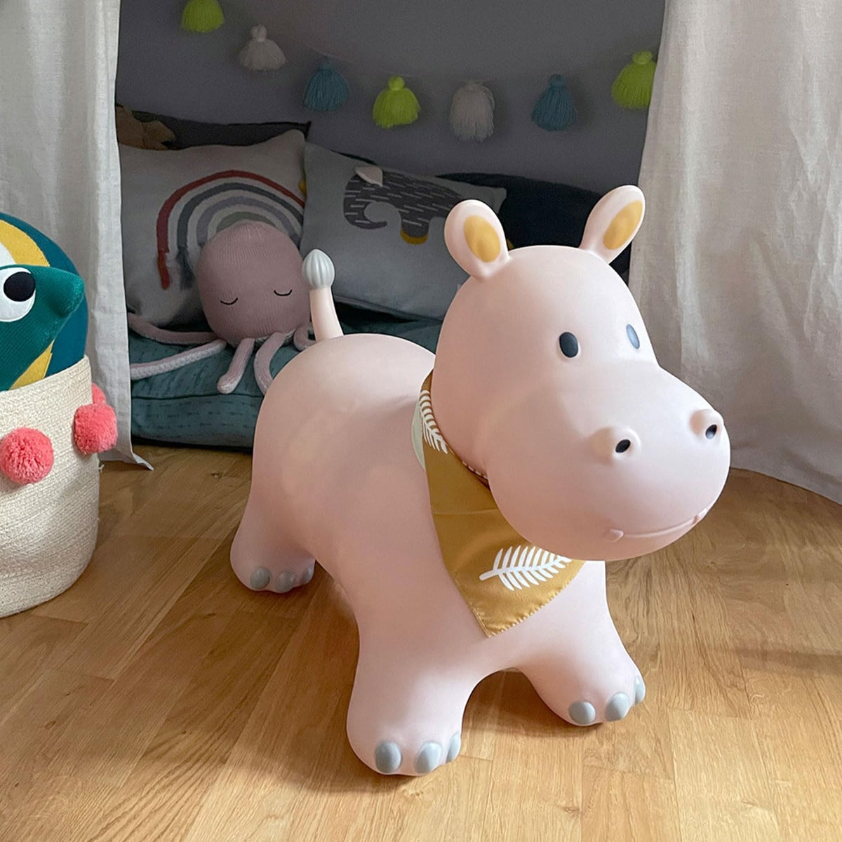 Kindsgut Bouncy Animal Hopper - Hippo - image 3