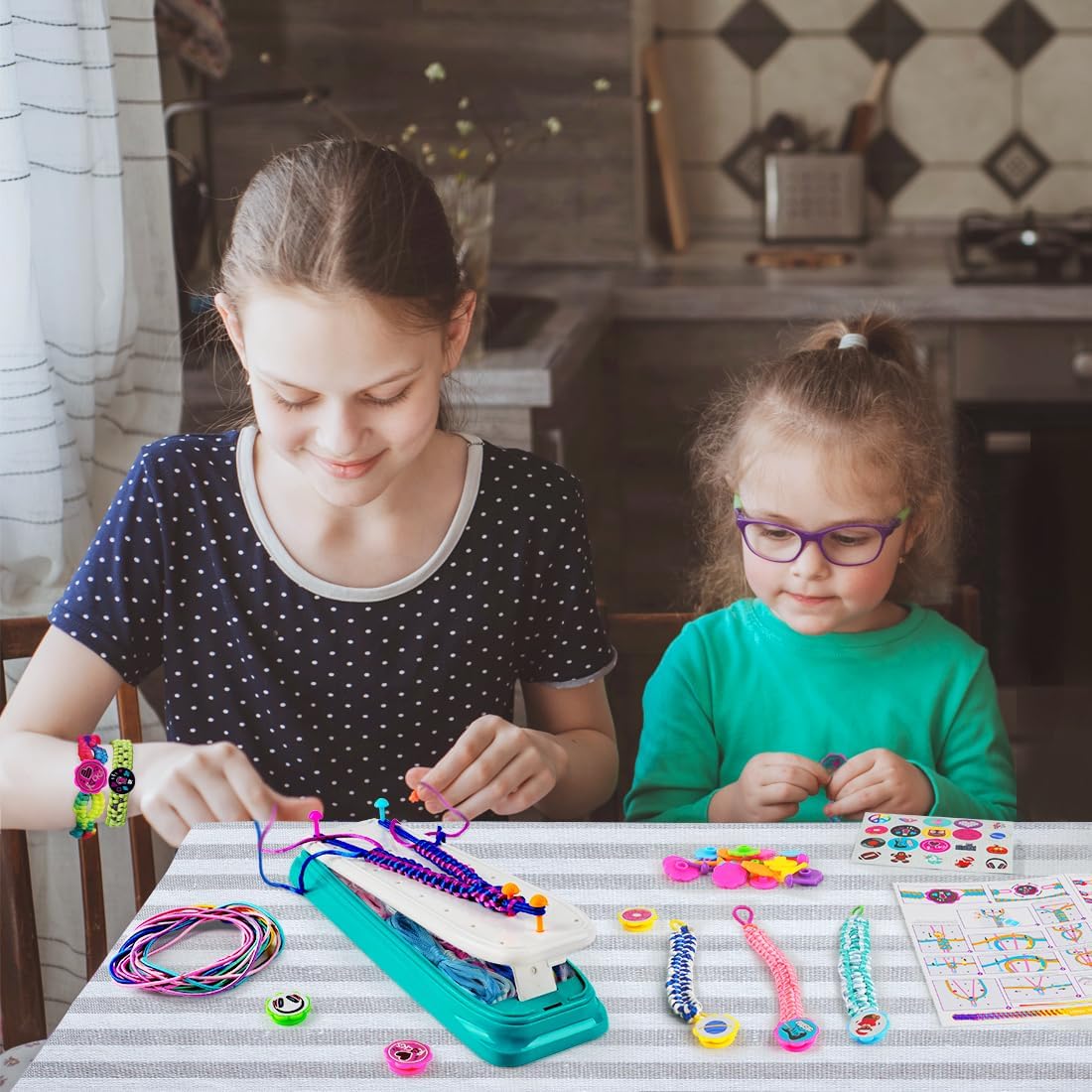 VERTOY Friendship Bracelet Making Kit for Girls - Green - image 3