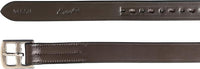 Exion Pre-Stretched Leather Stirrup Leathers for English Saddles | Premium Vegetable-Tanned Non-Stretch Stirrups for Jumping, Dressage & Schooling | 18-Hole Numbered Adjustment & SS Buckles