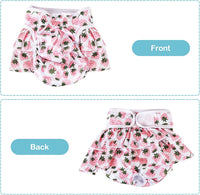 Avont 3 Pack Reusable Dog Diapers Female-Strawberry/Orange/Cherry – Essentials for Dogs - Fruit Pattern - Strawberry/Orange/Cherry / L - image 4