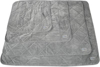 PetFusion Premium Dog and Cat Blanket, Grey or Brown – Essentials for Dogs - Quilted / Large (53 x 42") / Grey - image 4