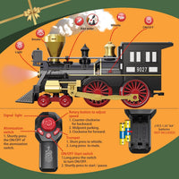 Electric Train Sets for Boys Girls Metal Alloy Christmas Trains Toys - Silver Rc Train Luxury Tracks - image 2