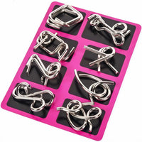 Metal Wire Puzzle Set of 24 with Pouch – Fun for Kids & Family - image 4